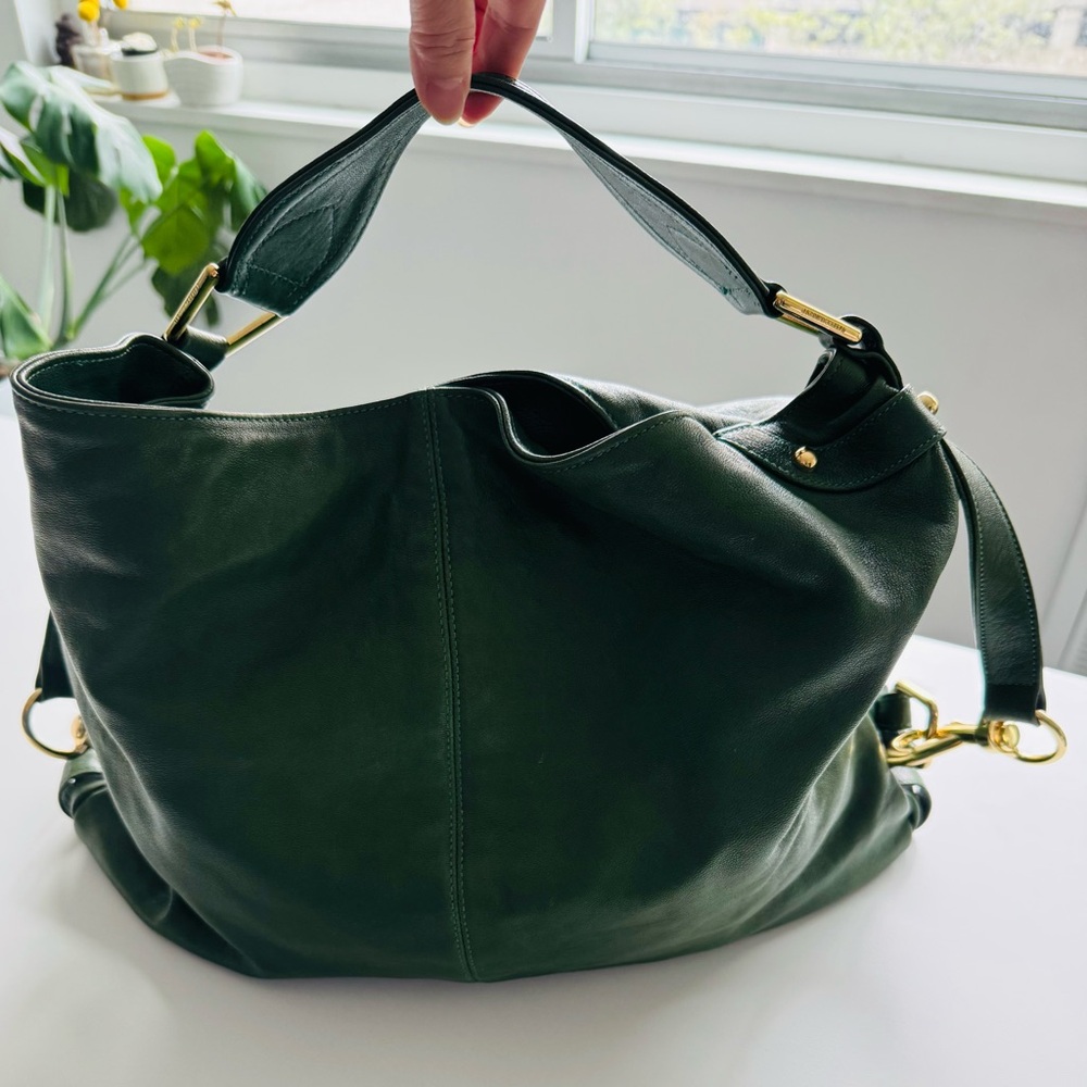 REBECCA MINKOFF Dark Green Shoulder Bag